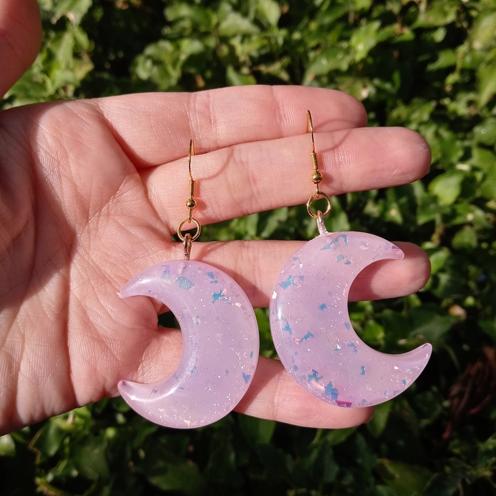 Moon earrings